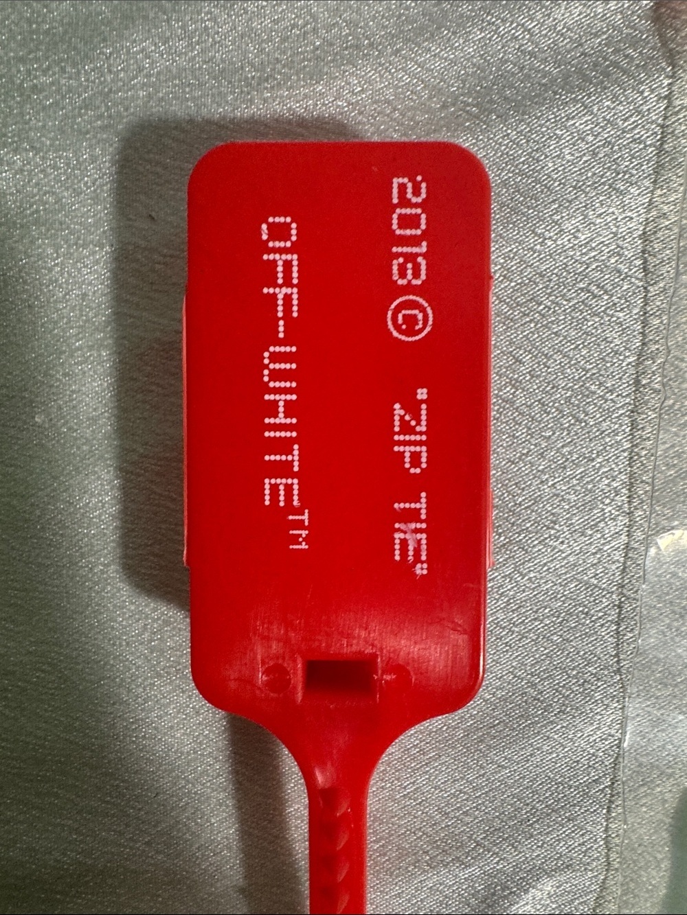 OFF-WHITE Clear Phone Pouch with Black lanyard and Red Tag🔥New! - Picture 3 of 4